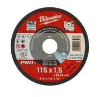 Milwaukee Dunne metaaldoorslijpschijven PRO+ SCS 41/115 x 1,5 x 22 mm - 4932451486 - thumbnail