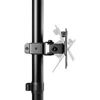 SpeaKa Professional SP-MM-420 Monitorbeugel 2-voudig 33,8 cm (13,3) - 81,3 cm (32) Zwart Kantelbaar en zwenkbaar, Draaibaar, In hoogte verstelbaar - thumbnail