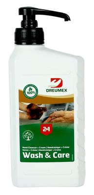 Dr Eumex wash care haneiniger handzeep 1 liter met pomp
