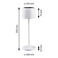Paulmann 94879 Else Tafellamp met accu 2.5 W Warmwit Wit - thumbnail