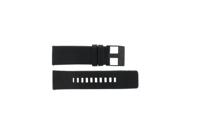Horlogeband Diesel DZ4311 / Double Down Leder Zwart 24mm - thumbnail