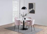 Sohome Ronde Eettafel 'Rune' 110cm, kleur Wit Marmer - thumbnail