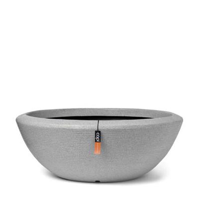 Capi bloempot arc granite laag 61x25 cm ivoorkleurig