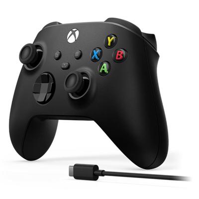 Xbox draadloze controller + USB-C-kabel - Zwart