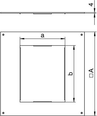 OBO Bettermann DUG 350-3 6 Montagedeksel