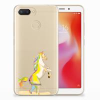 Xiaomi Redmi 6 Telefoonhoesje met Naam Horse Color - thumbnail