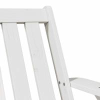 Tuinstoel Adirondack 75x77x77 cm massief grenenhout wit - thumbnail