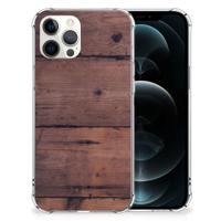 iPhone 12 Pro Max Stevig Telefoonhoesje Old Wood - thumbnail