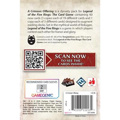 Legend of the Five Rings: A Crimson Offering