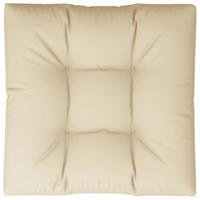 VidaXL Palletkussen 80x80x12 cm stof beige - thumbnail