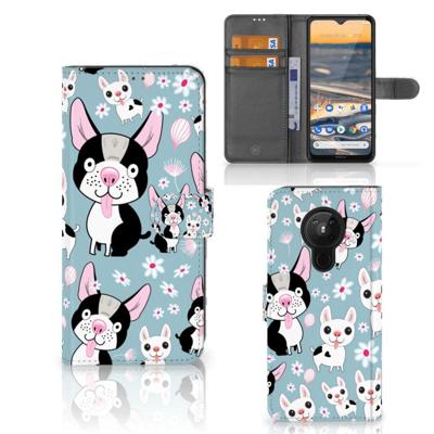 Nokia 5.3 | Telefoonhoesje | Met pasjeshouder | Hondjes