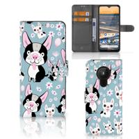 Nokia 5.3 | Telefoonhoesje | Met pasjeshouder | Hondjes - thumbnail