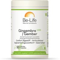 Be-Life Gember 1200 bio 90 Vegetarische capsules - thumbnail