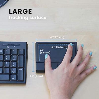 Perixx PERIPAD-704 Touchpad Radiografisch Zwart