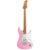 Fazley Sunset Series Dawn HSS Shell Pink elektrische gitaar met gigbag - thumbnail