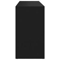 Schoenenbank 103x30x54,5 cm spaanplaat zwart - thumbnail