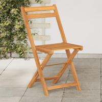 Bistrostoelen 4 st inklapbaar massief acaciahout - thumbnail
