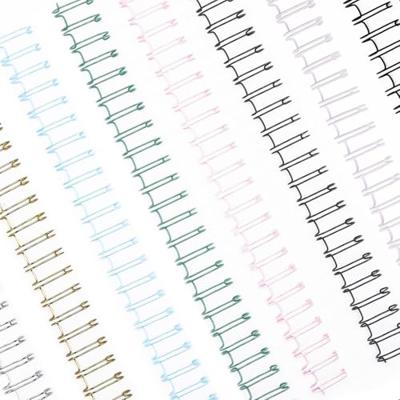 Vaessen Creative • bind easy metalen bindruggen 16mm 2:1 regenboog mix 16st.