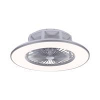 Paul Neuhaus maki - Moderne LED Dimbare Plafondventilator met lamp met Dimmer - 1 lichts - Ø 56 cm - Staal - Woonkamer | Slaapkamer | Keuken - thumbnail