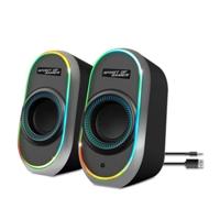 PC speakers Spirit of Gamer SP-5500BK Zwart 3 W 6 W Bluetooth luidspreker - thumbnail