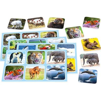 Bordspel Schmidt Spiele Zoo Lotto dieren