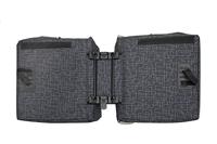 New Mondi joy dubbele fietstas - waterafstotend polyester - racktime systeem - 37x16x32cm - ivy walnut - thumbnail