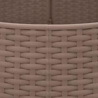 Kerstboomrok 65x23 cm kunststof bruin - thumbnail