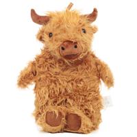 Highland Coo Koe 650ml Warmwaterkruik met pluche hoes - thumbnail