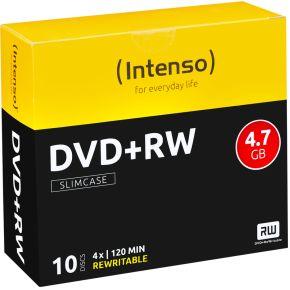 Intenso 4211632 DVD+RW disc 4.7 GB 10 stuk(s) Slimcase Herschrijfbaar
