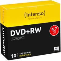 Intenso 4211632 DVD+RW disc 4.7 GB 10 stuk(s) Slimcase Herschrijfbaar - thumbnail