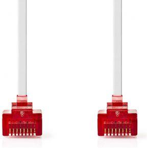 Nedis CAT6 Netwerkkabel | RJ45 Male | RJ45 Male | U/UTP | 0.50 m | Snagless | Plat | PVC | Wit | Label - CCGL85215WT05 Nedis CAT6 Netwerkkabel | RJ45 Male | RJ45 Male | U/UTP | 0.50 m | Snagless | Plat | PVC | Wit | Label - CCGL85215WT05
