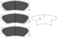 Remblokken set KBP8505 - thumbnail