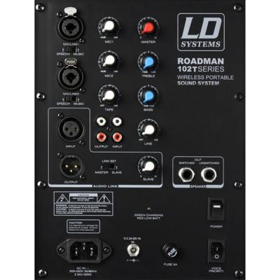 LD Systems Roadman 102 HS Draadloze Accu Luidspreker met Headset