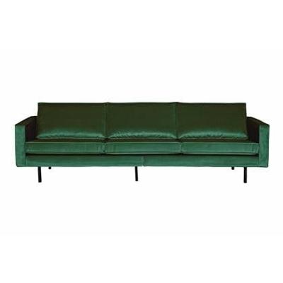 WOOOD Bank 3-zits 'Rodeo' Velvet, kleur Forest Green