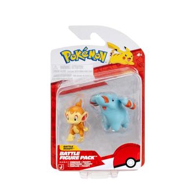 Pokemon Battle Feature Figure - Chimchar & Phanpy