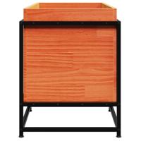 Plantenbak 80x40x50 cm massief grenenhout wasbruin - thumbnail