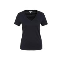 Tommy Hilfiger T-shirt van biologisch katoen donkerblauw - thumbnail