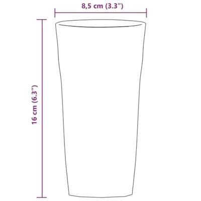 VidaXL Glazen 6 st 475 ml VidaXL Glazen 6 st 475 ml