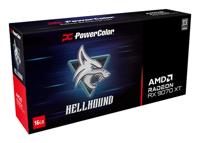 Grafische kaart. PowerColor Hellhound RX9070XT 16G-L/OC - thumbnail