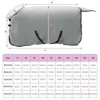 VidaXL Paardendeken volledig donkergroen 95 cm polar fleece - thumbnail