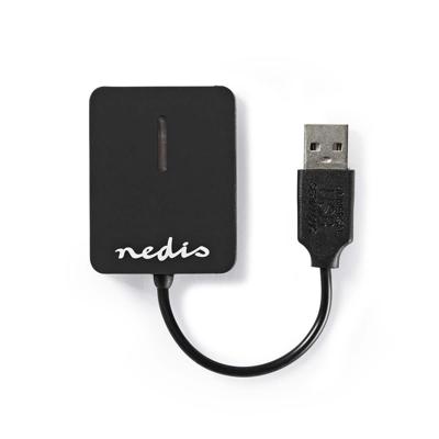 Nedis CRDRU2300BK Kaartlezer Multicard Usb 2.0 Nedis CRDRU2300BK Kaartlezer Multicard Usb 2.0