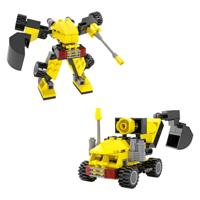 Bouwset Transformeer Robot Graafmachine - 82 dlg. - thumbnail