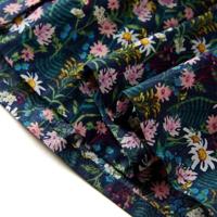 Kinderjurk met lange mouwen 104 donkerblauw - thumbnail