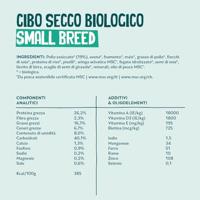 Yarrah SMALL Breeds Voedzaam biologisch droogvoer voor honden, voor kleine rassen van alle leeftijden, exquise biologische hondenbrokken met kip, 5 kg, 100% biologisch en vrij van kunstmatige - thumbnail