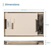 Externe Harde Schijf Ewent ew7068 Transparant 2,5" - thumbnail