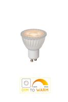 Lucide MR16 - Led lamp - Ø 5 cm - LED Dim to warm - GU10 - 1x5W 2200K/3000K - Wit - thumbnail