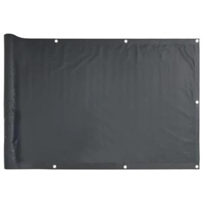 Balkonscherm 75x300 cm oxford stof antraciet