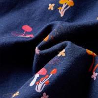 Kinderrokje met paddenstoelenprint 116 marineblauw - thumbnail