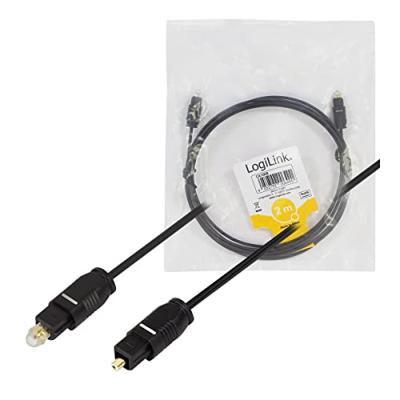 LogiLink CA1008 Toslink Audio Aansluitkabel 2.00 m Zwart (mat)