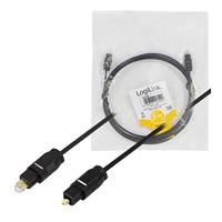 LogiLink CA1008 Toslink Audio Aansluitkabel 2.00 m Zwart (mat) - thumbnail